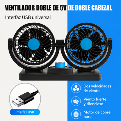 AutoBreeze® - 🌬️ Ventilador doble para vehículo