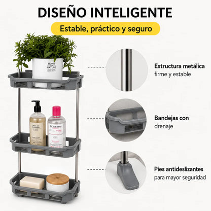 BathSpace® Organizador para baño sobre Inodoro