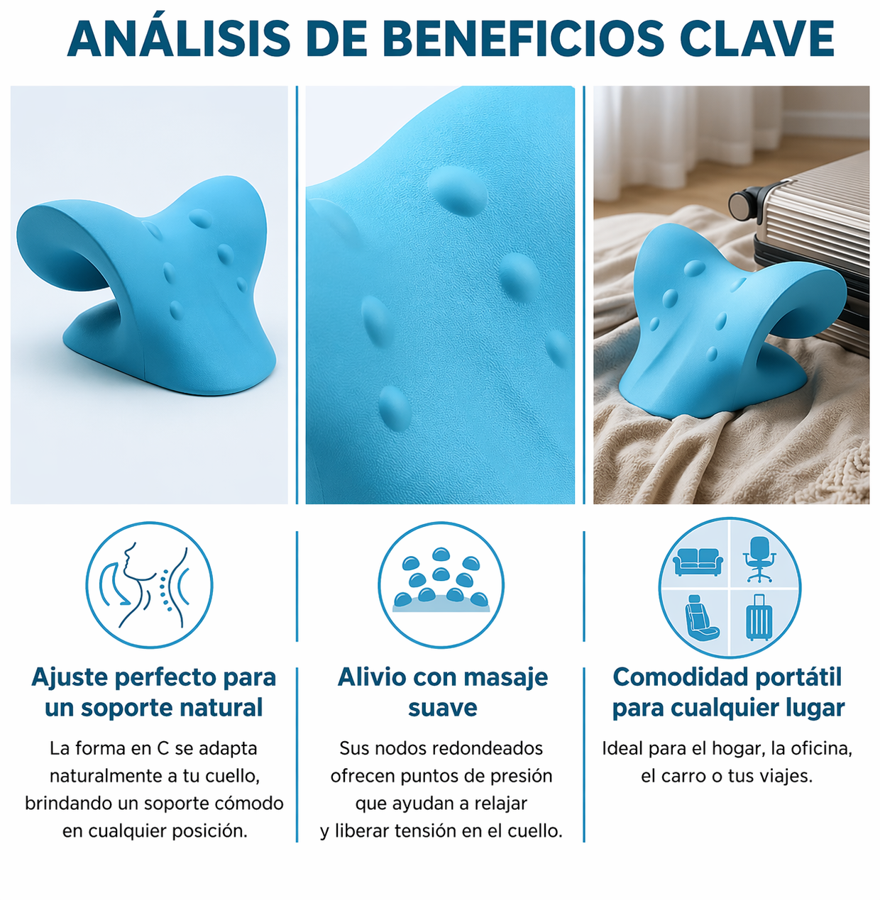 Cervelle® - Almohada Cervical En C