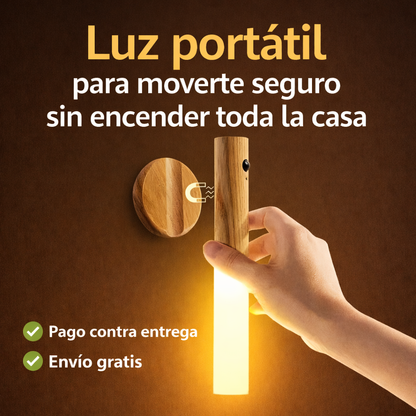 LumiWood® - Lampara Magnetica Madera