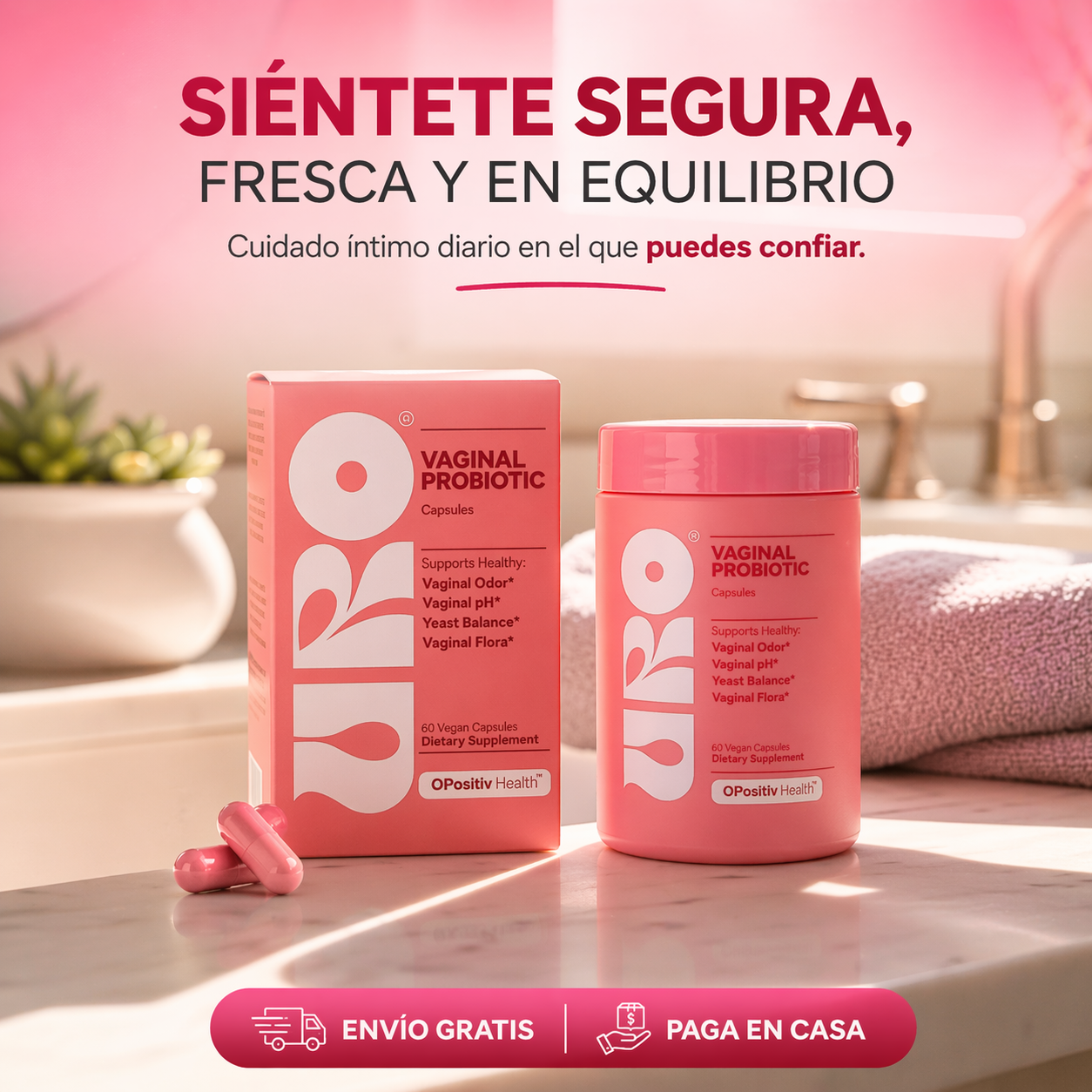 Uro Probioticos® - Cuidado Íntimo y Frescura Diaria