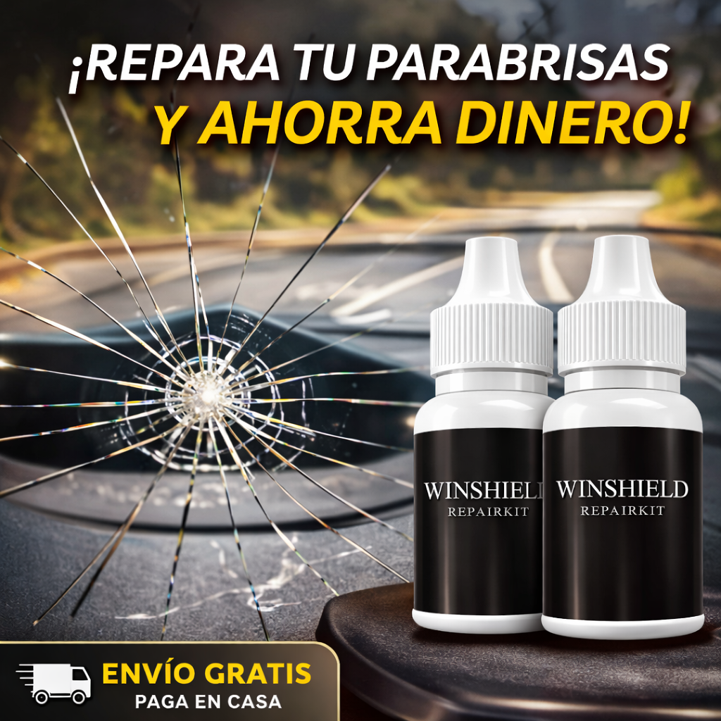 Whinshield®  - Liquido Reparador De Vidrio 10 ml (X2 Unidades)
