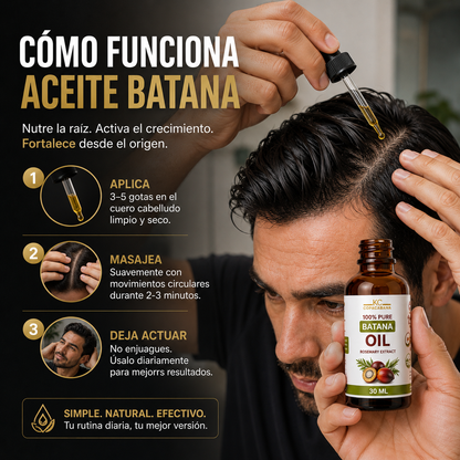 🌿Aceite Capilar Batana™ – Menos caída, cabello más fuerte