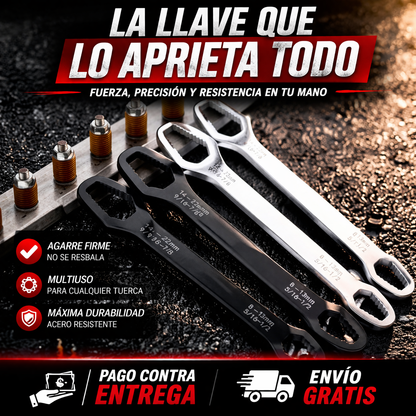 Llave Torx Ajustable 8-22mm Universal | Herramienta Multifuncional de Doble Cabeza