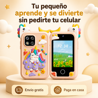 Celular Cámara Doble Kids® | Juguete educativo tipo smartphone para niños