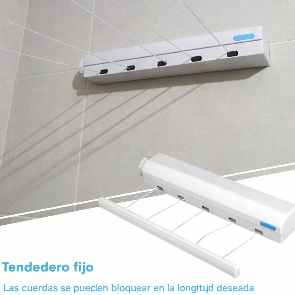 DryFlex™ - Tendedero de Ropa Retráctil