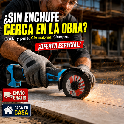 Amoladora  Angular 12V – Sin Escobillas – Corta Todo Sin Cables