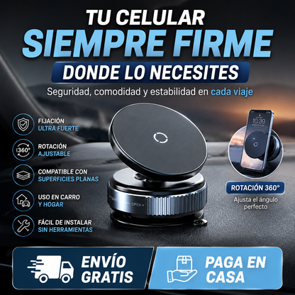 Soporte Magnético de celular para cualquier superficie plana