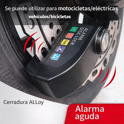 Disc Lock® - Candado Freno De Disco Con Alarma