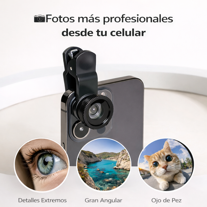 UltraLens Pro®  - Kit Lentes Celular 3en1