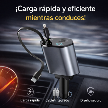 PowerRide™ - Carga varios celulares en tu carro 🔋