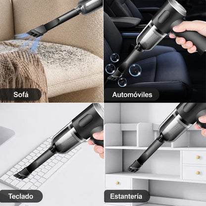 Aspiradora de Mano 3 en 1 Recargable y Portátil