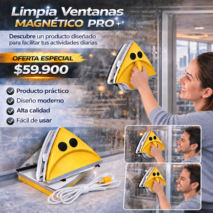 Limpia Ventanas Magnético Pro
