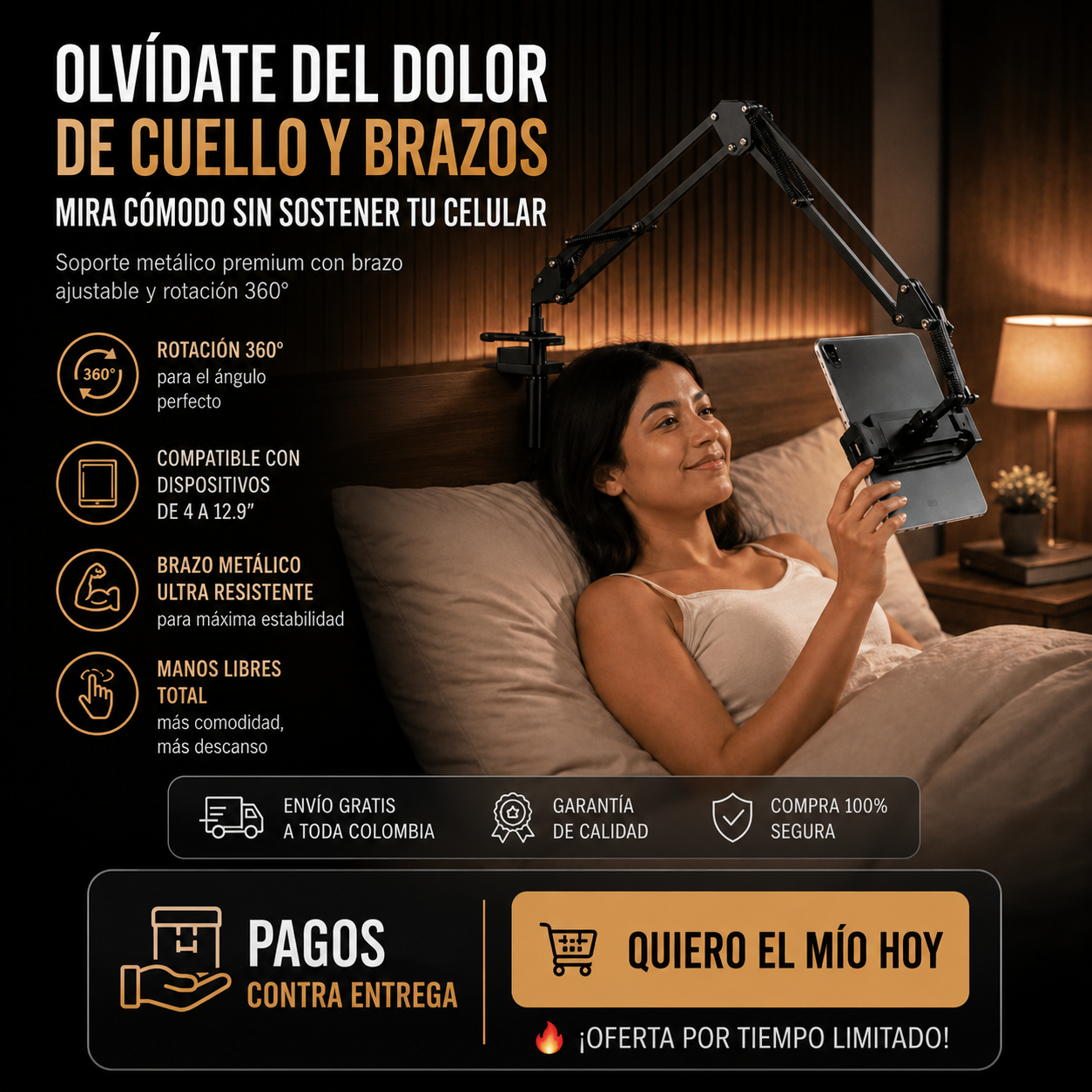 POVGo® | Soporte Manos Libres 360°