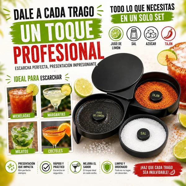 Escarchador Para Michelada 3 Compartimentos