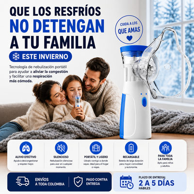 AirEase® | Nebulizador Portátil Inteligente