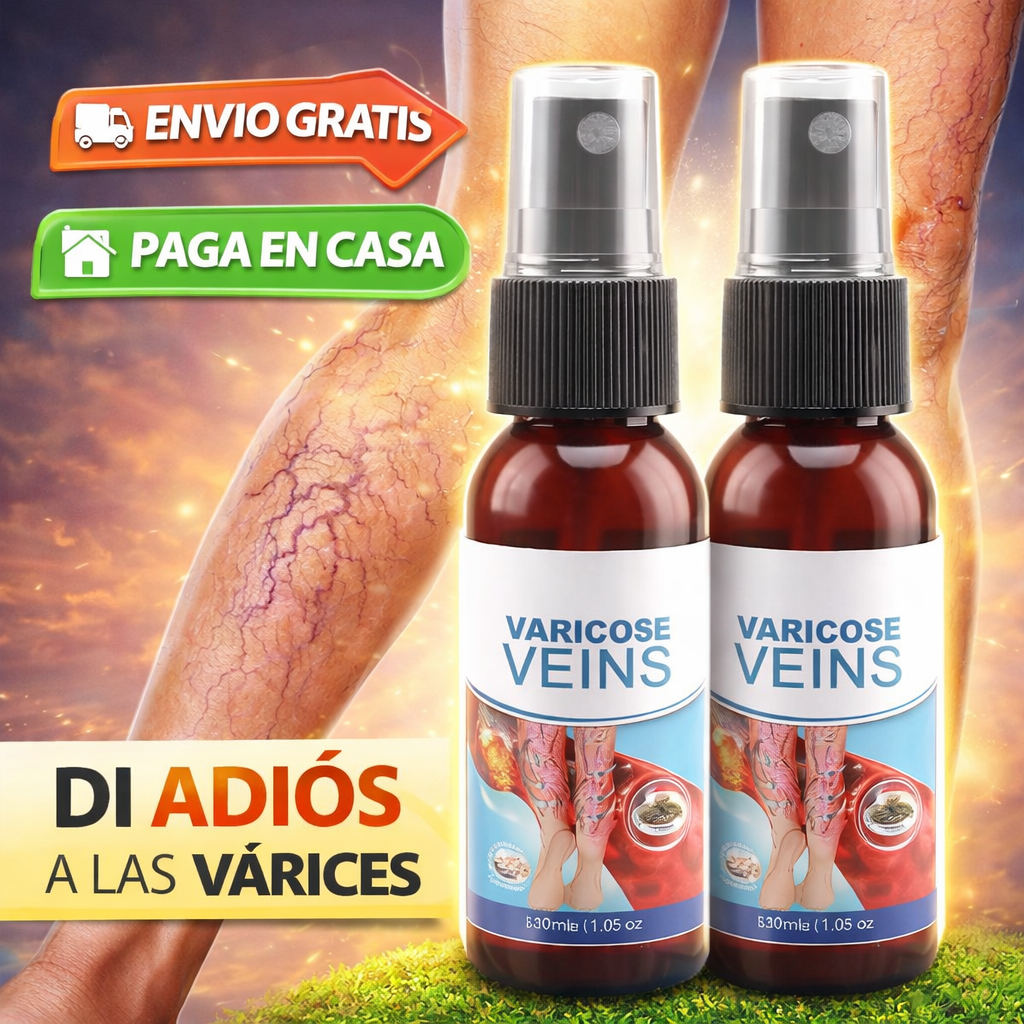 Varicose Veins® - Spray Alivio Para Tus Piernas (x2 Unidades)