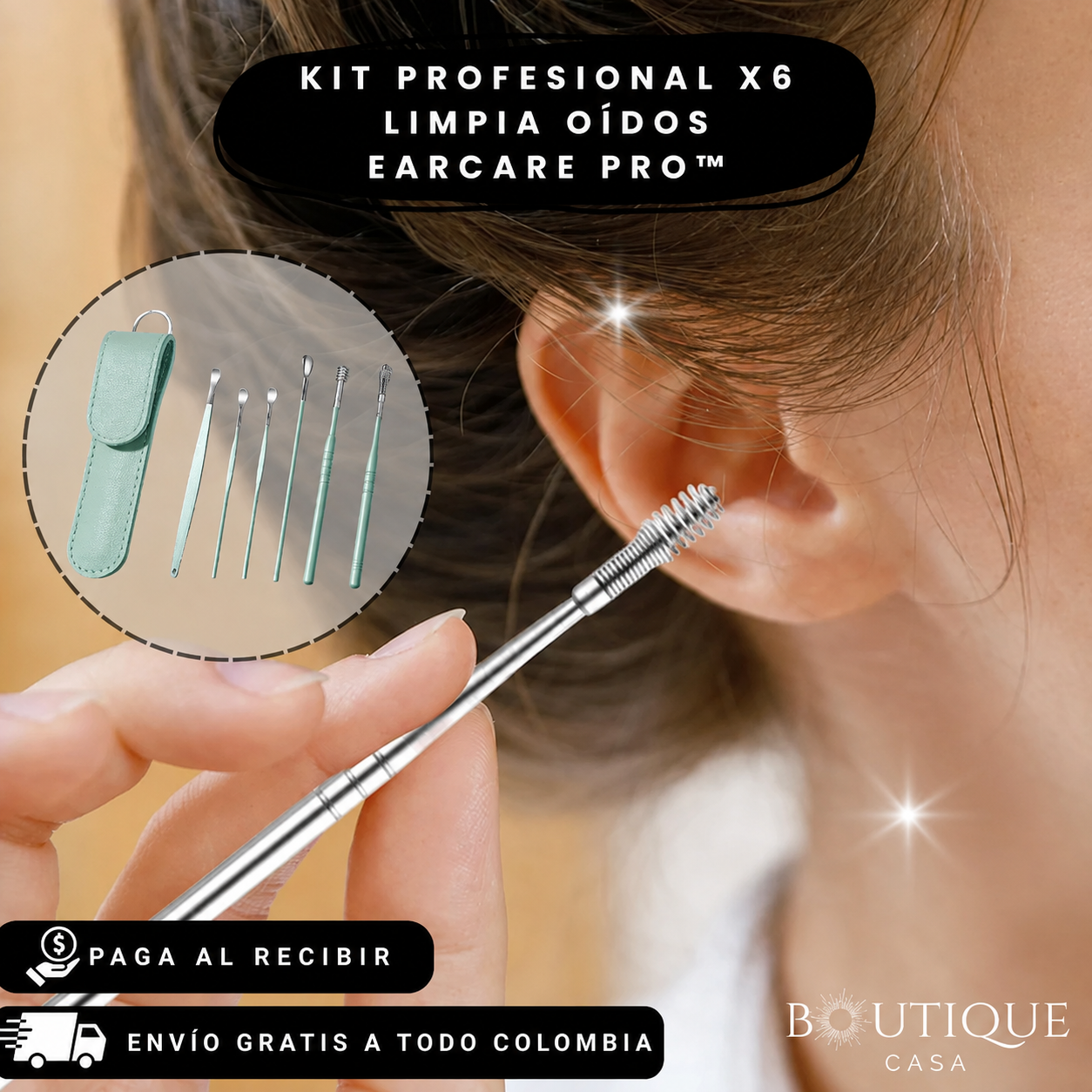 Kit Profesional X6 Limpia Oídos | EarCare Pro™