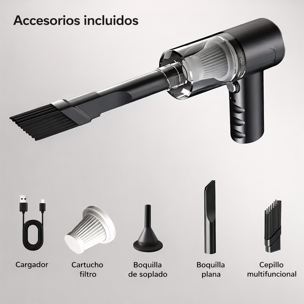 CleanJet™ - Aspiradora Portátil Carro 3 en 1