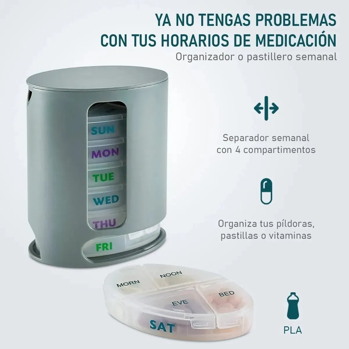 NUEVO ORGANIZADOR DE PASTILLAS PRO