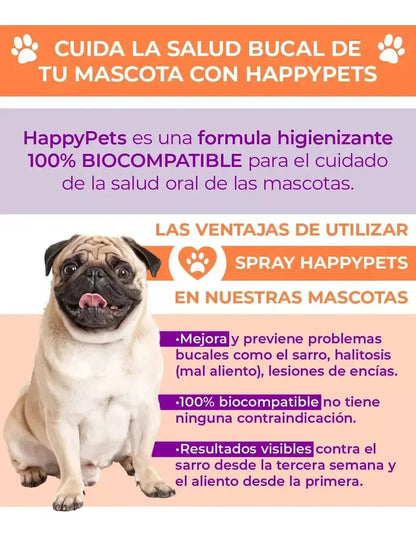 Happy Pets® - Cuidado Bucal Mascotas
