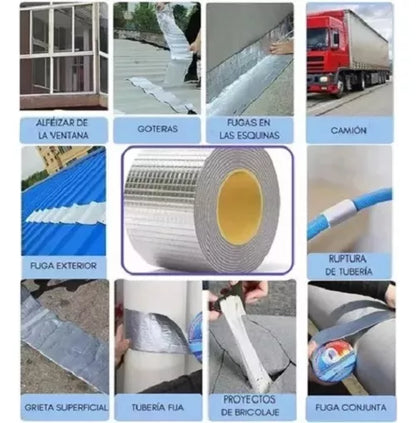 SUPER SELLADOR DE GRIETAS Y GOTERAS - COVER MAX™ (1M X 5CM)