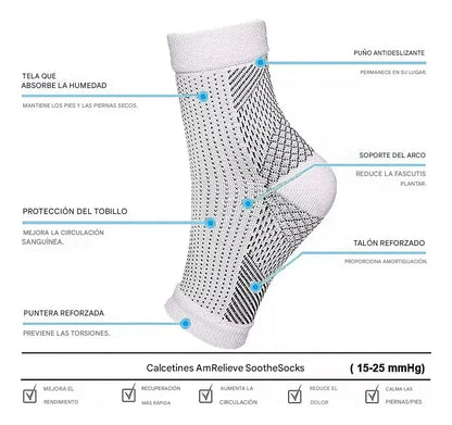 Calcetines de Neurocompresión para Soporte Plantar