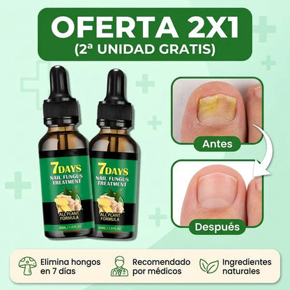 (2x1) Tratamiento anti hongos 100% NATURAL 7 Days