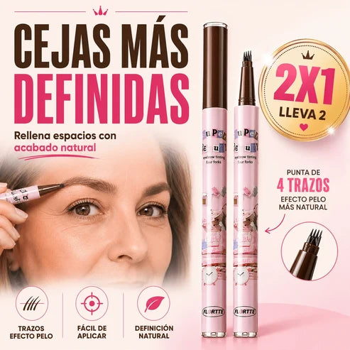 GlamBrow 3D — Lápiz Microblading de Precisión, Sin Líneas Gruesas Promo 2x1