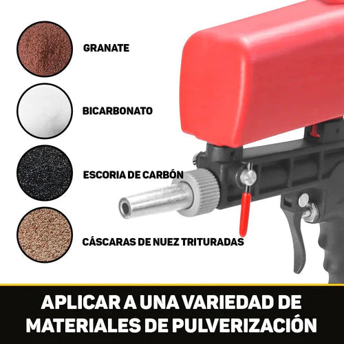 PISTOLA PULVERIZADORA QUITA ÓXIDO