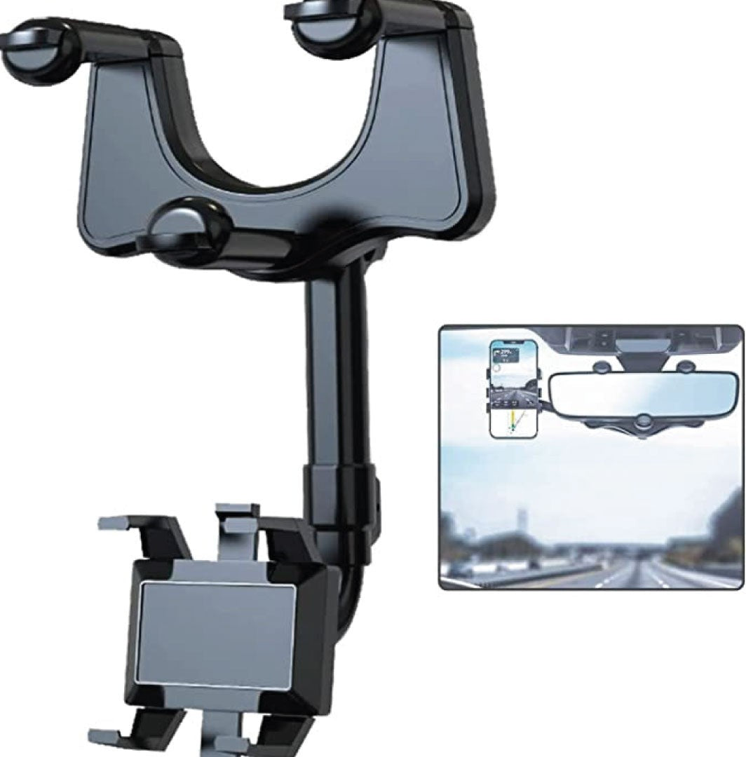 Soporte de teléfono retráctil y giratorio 360° para celular