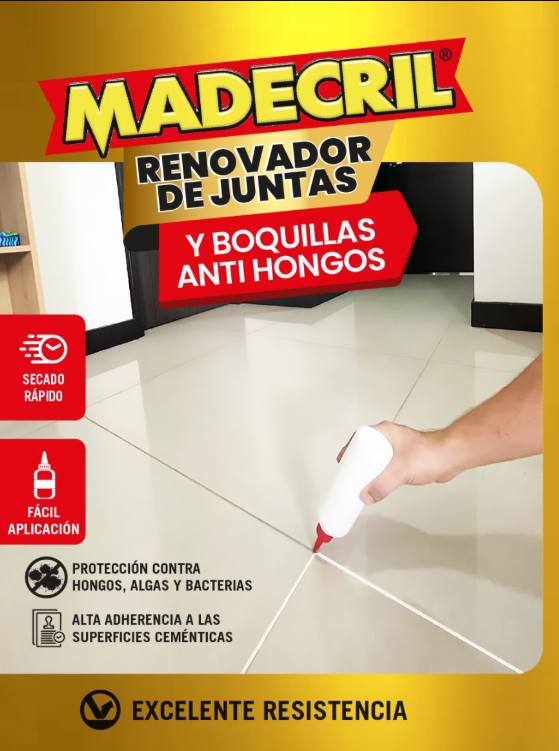 Madecril® - Renovador de Juntas Limpias y Relucientes