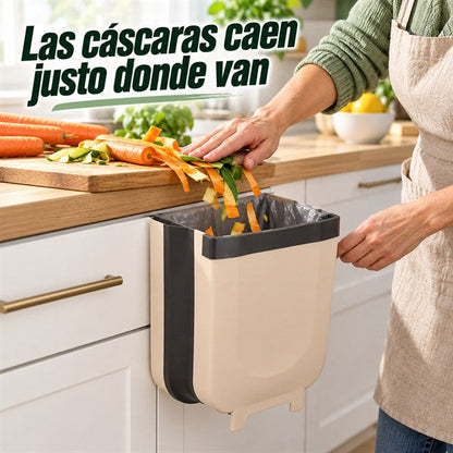 Basurero Plegable - Se cuelga, se usa y se guarda