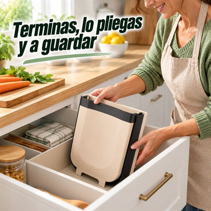 Basurero Plegable - Se cuelga, se usa y se guarda