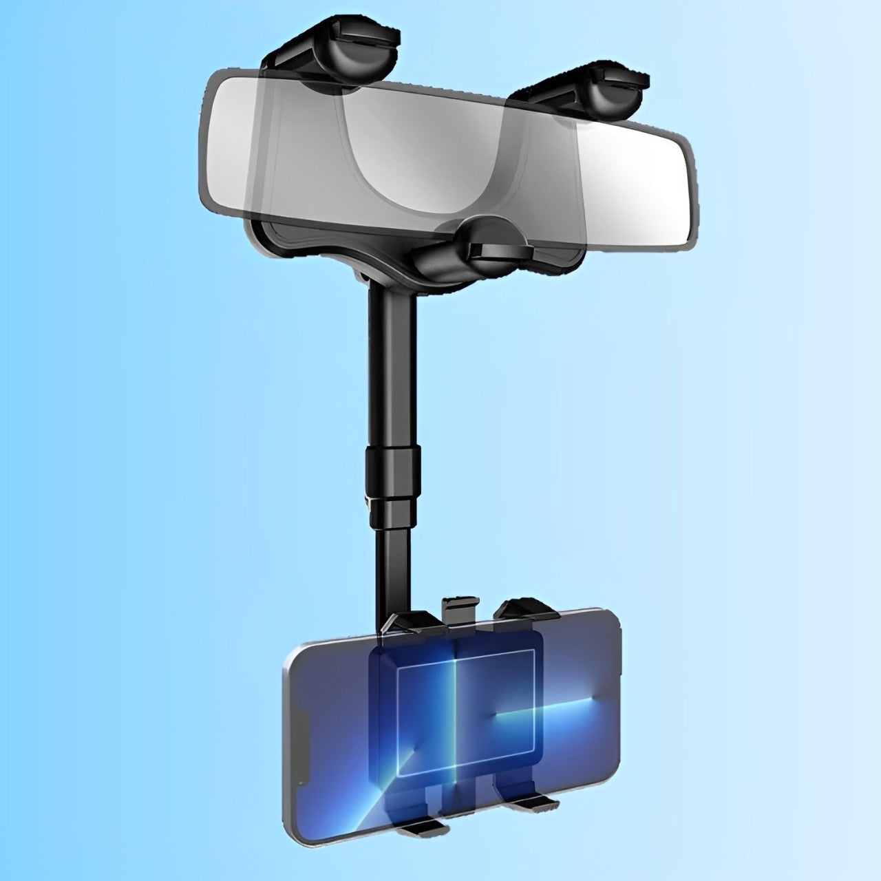 Soporte de teléfono retráctil y giratorio 360° para celular