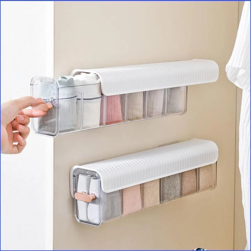 Organizador de pared multiusos de 6 compartimentos