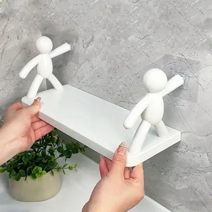 Estante de baño organizador adhesivo (combo 2x1)