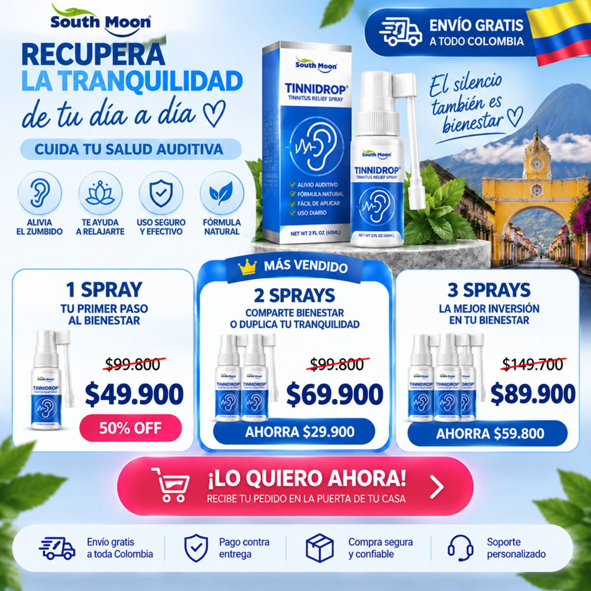 Tinnidrop - Spray para Oídos