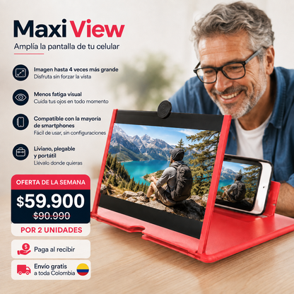 MaxiView - Amplía la pantalla de tu celular