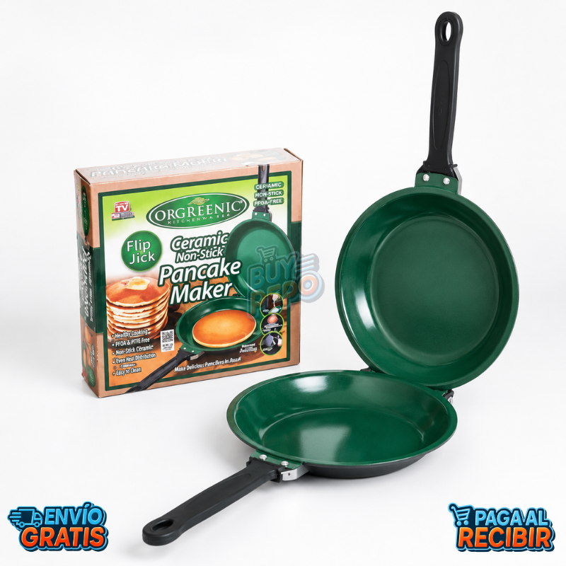FlipPan™ 🥞 - Sartén panquequero doble cara 🔥