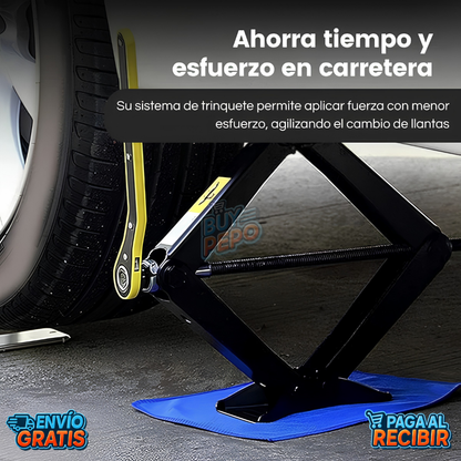 LiftPro™ 🚗 - Llave para gata ⚙️