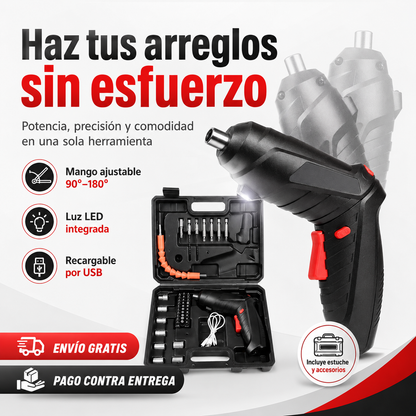 PowerDrive™ | Destornillador Eléctrico Recargable