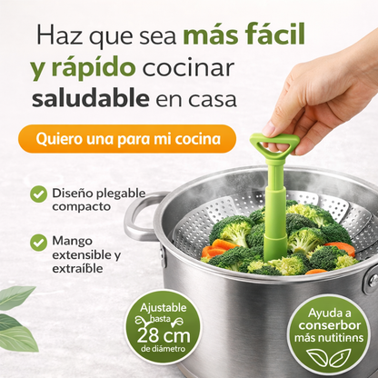 Vapora® - Cesta Vapor Expandible De Acero