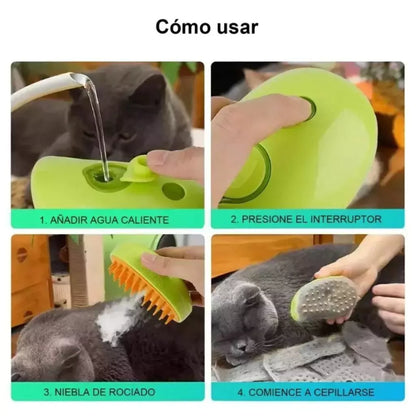VapoPet – Cepillo a Vapor para Mascotas