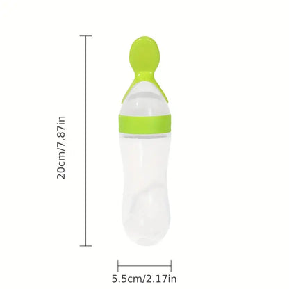 NutriBebé™- Tetero Cuchara En Silicona