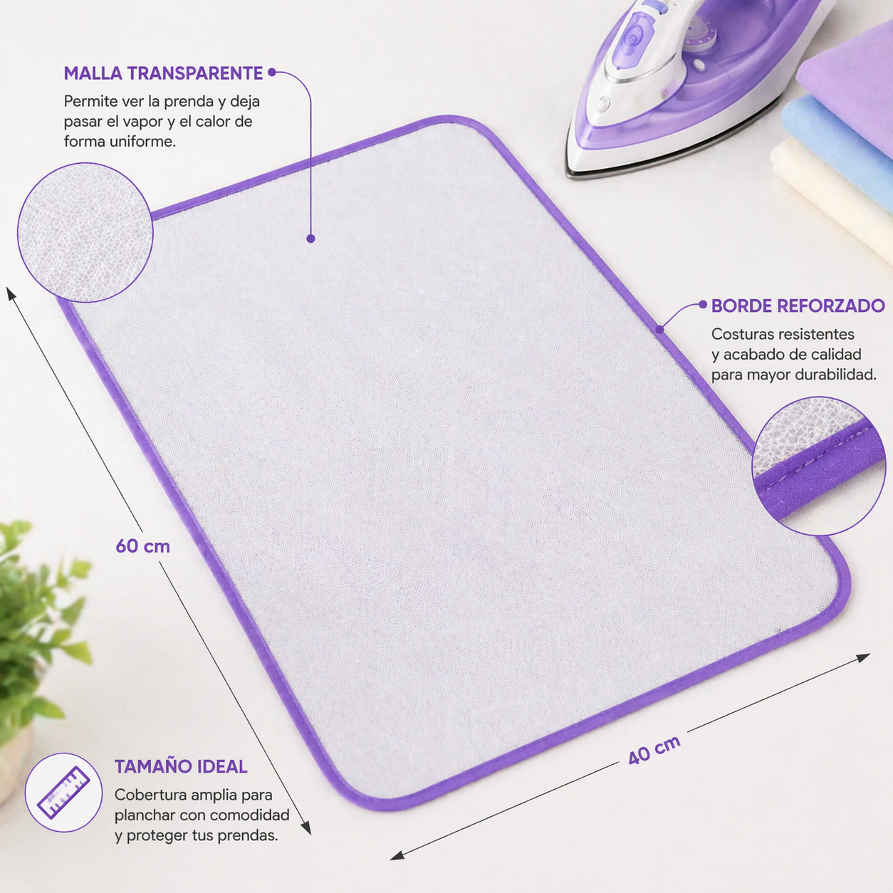 VeloPlan® - Malla Para Planchar