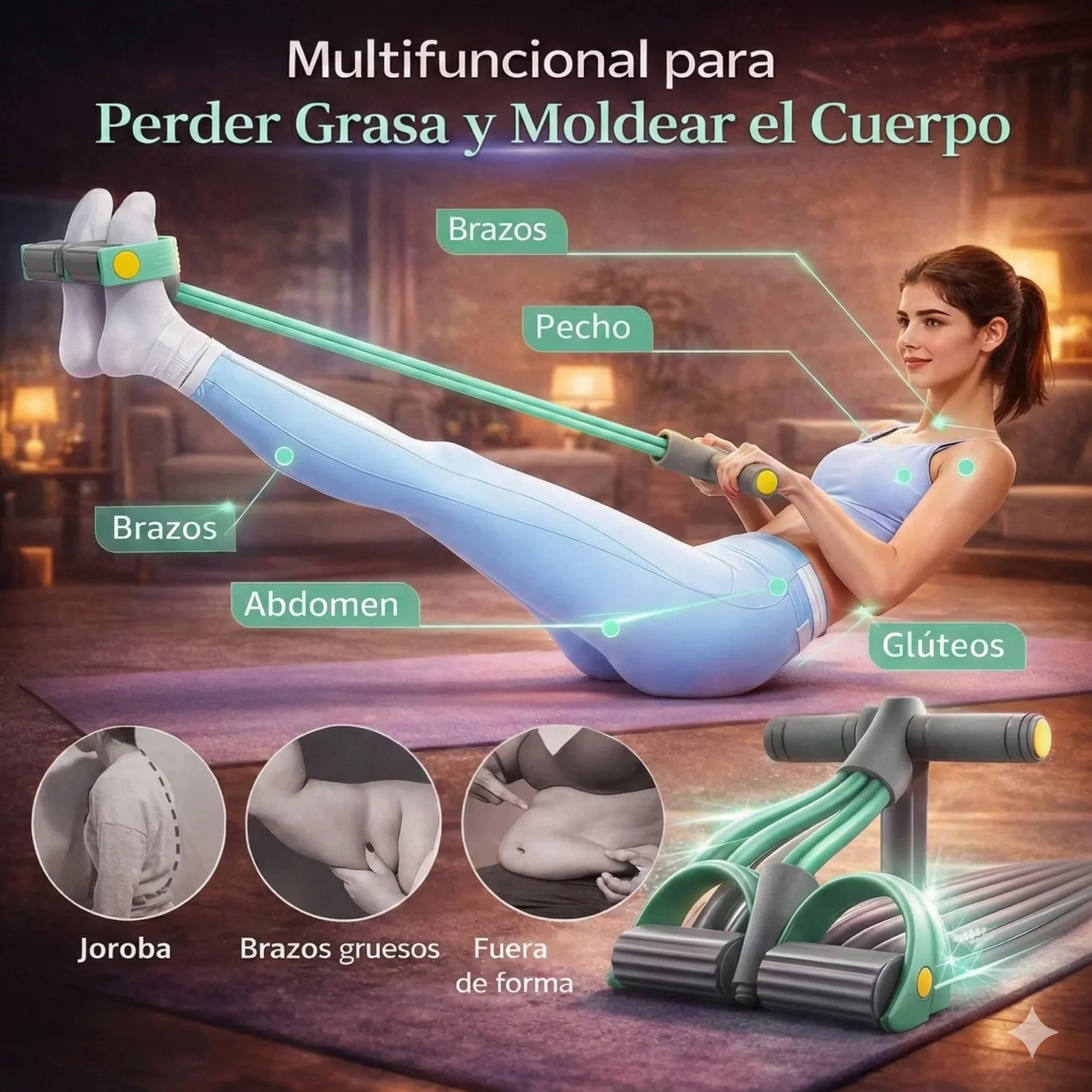 Bandas GymLibre X4™ Entrenamiento Total Sin Gimnasio
