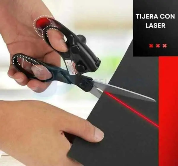 Tijeras de costura con guía laser