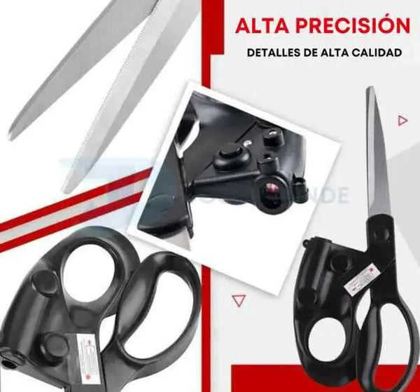 Tijeras de costura con guía laser