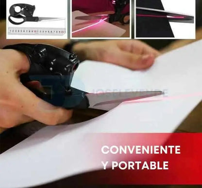 Tijeras de costura con guía laser